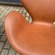2x fritz hansen swan chair cognac leather, new condition!!