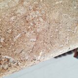 Travertine coffee table