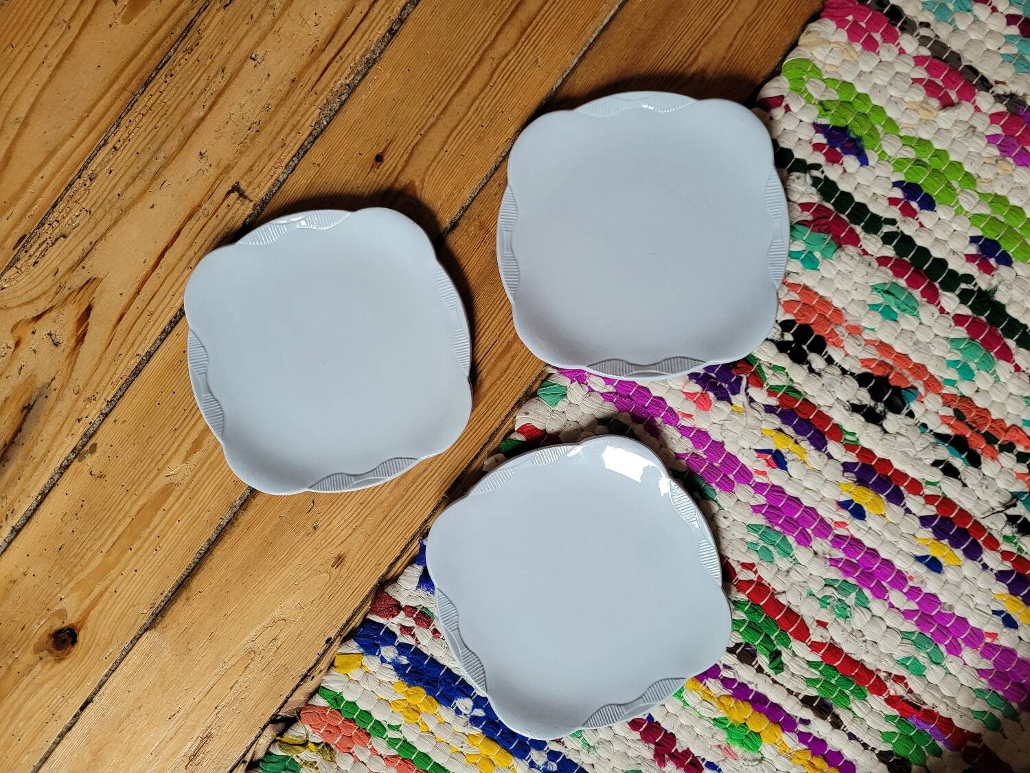 Lot de 3 assiettes à dessert MDL Hamage