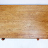 Oak console by Guillerme et Chambron, 1950s/60s.
