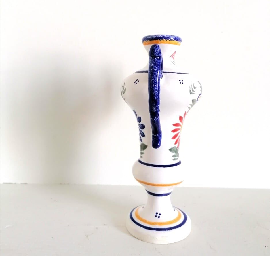 Soliflore in earthenware Henriot Quimper