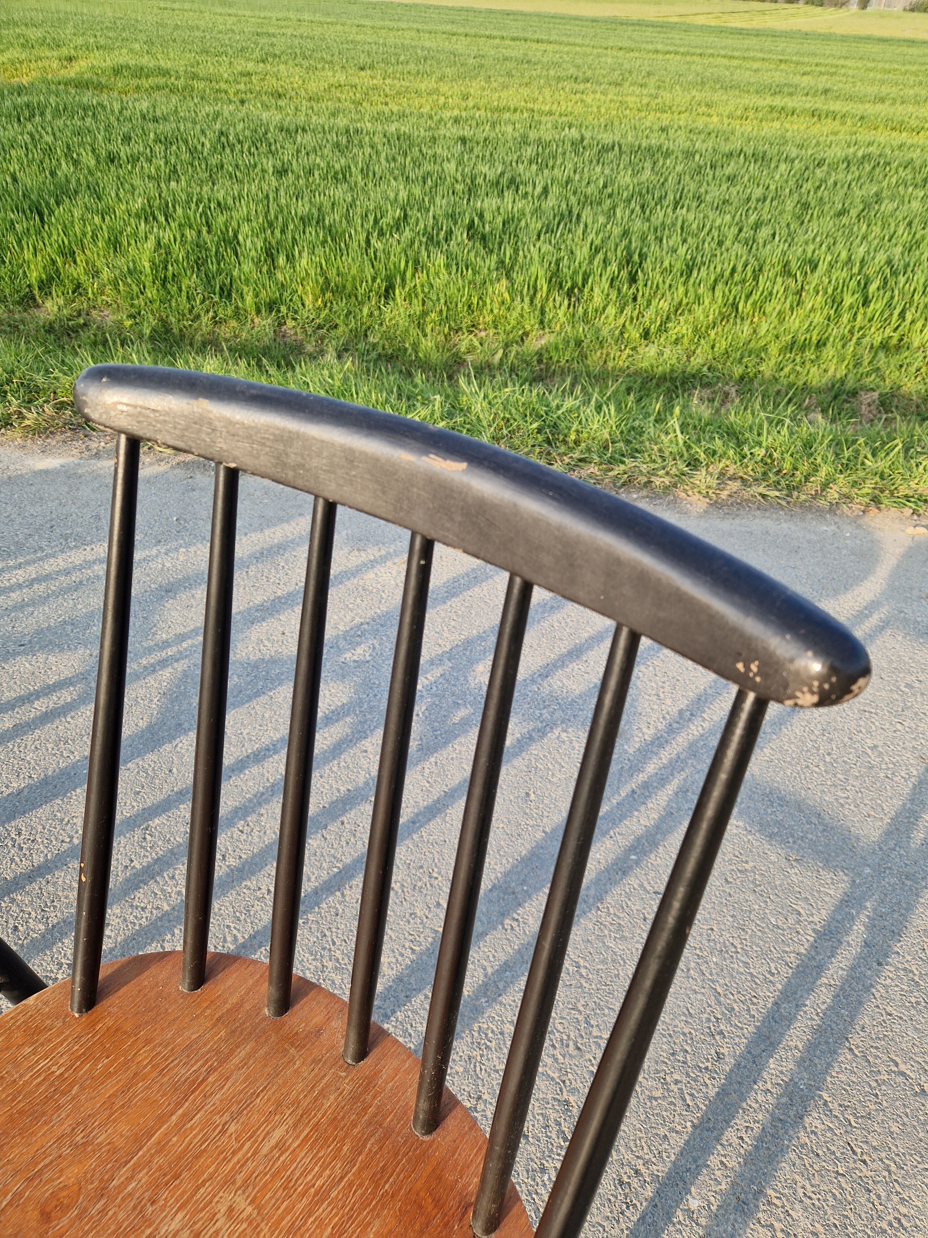 Set of 6 Fannett Scandinavian chairs by Ilmari Tapiovaara 1960.