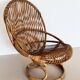 Giovanni Travasa for Bonacina Bamboo Lounge Chair, 1950s