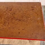 Bistro table, wood and aluminum