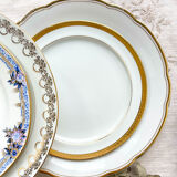12 Mismatched porcelain plates