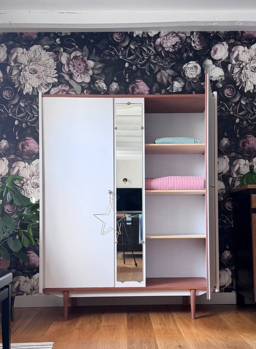 Restored vintage wardrobe