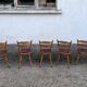 Bistro chair vintage Scandinavian brasserie colorful galette - 1950 1960
