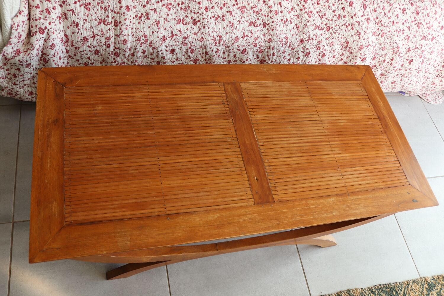 Table basse vintage en bois