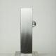Brushed aluminum table lamp, France 1970s