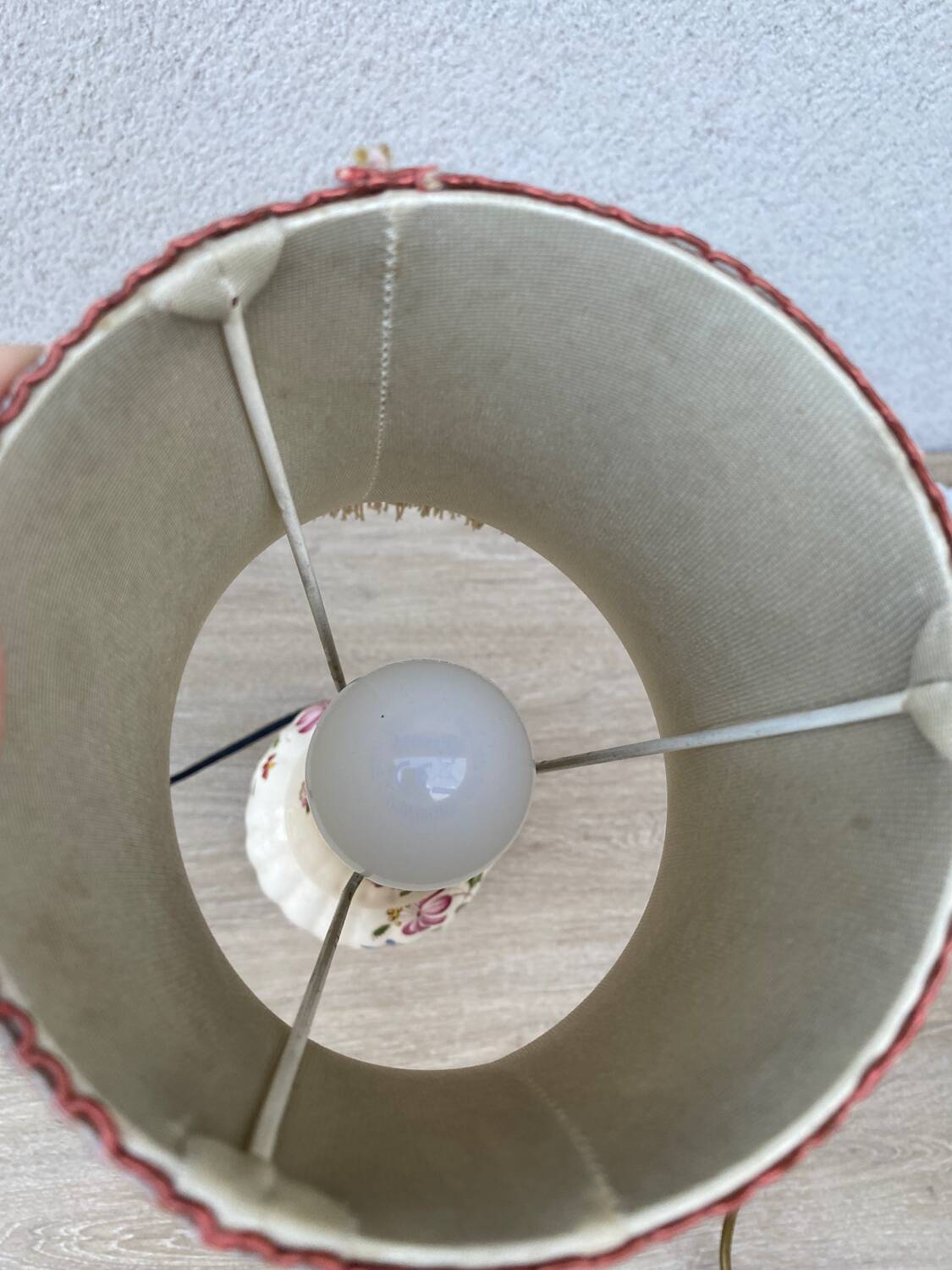 Ceramic bedside lamp