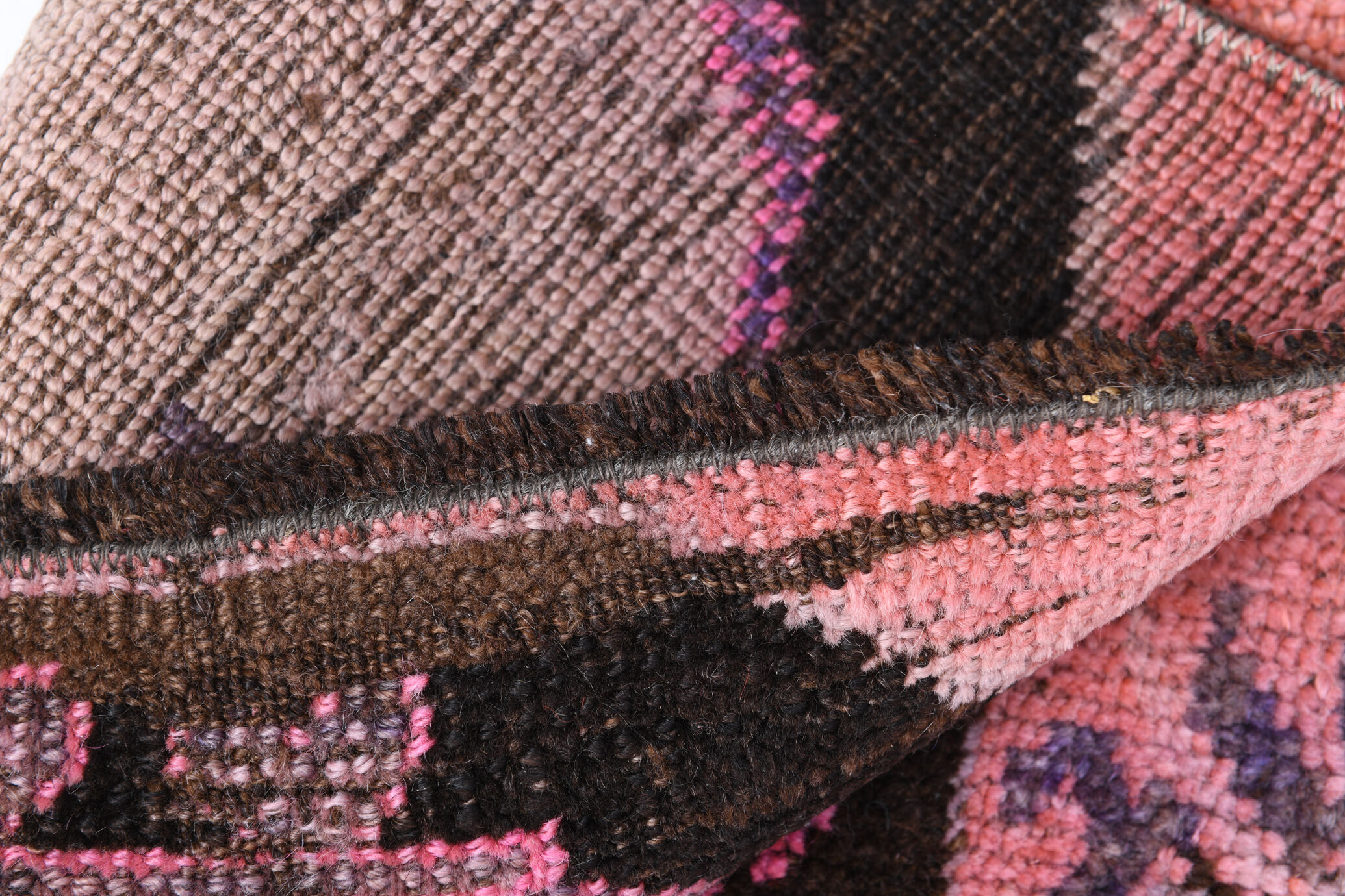 1x2 Vintage pink door mat, 1x2 door mat, 2.6x1.8 Ft