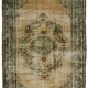 One-of-a-kind turkish handwoven vintage rug - rustic vintage charm 255x 163 cm