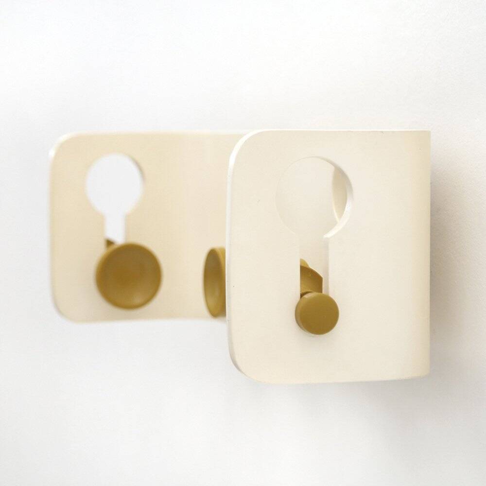 Coat rack with yellow hooks by Fiarm, 1960s