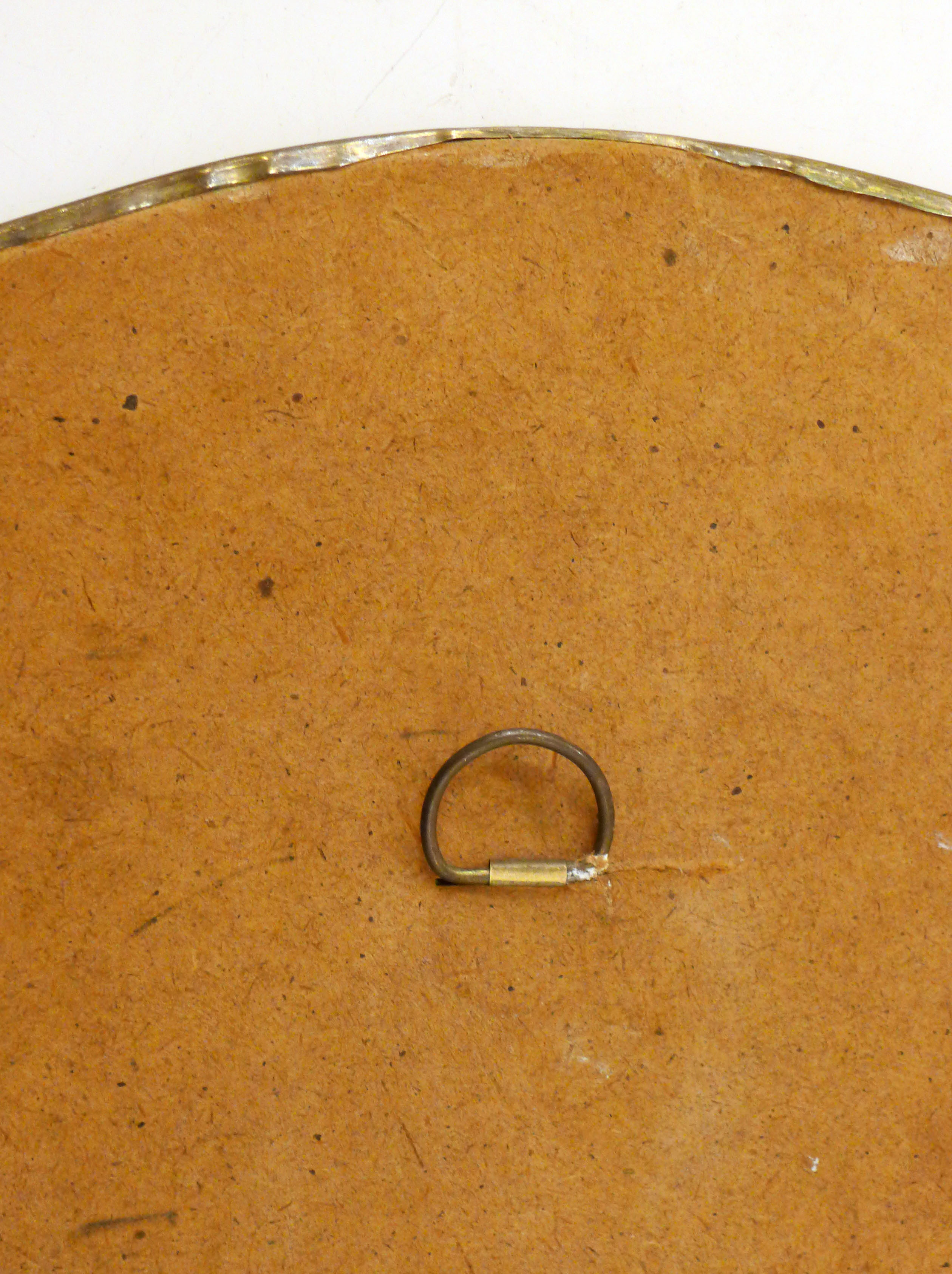 Mirror golden frame 36x66cm