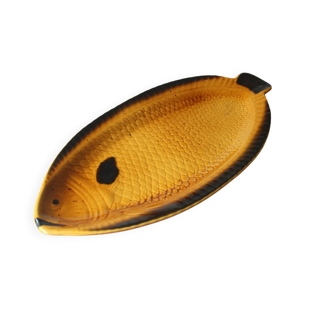 Lot De 5 Grandes Assiettes à Poisson Vintage – Faïence Blanche Niderviller Années 70 – État Impeccable