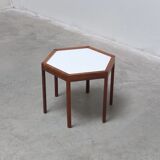 Rosewood 'Hexagon' side table by Hans Christian Andersen, 1960s