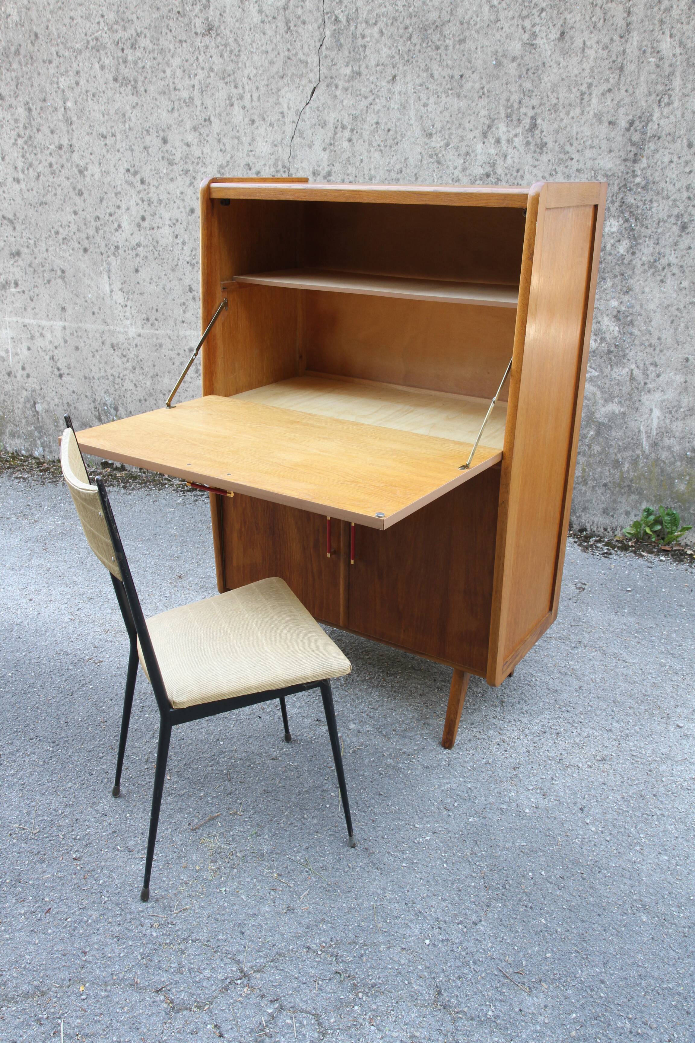 French vintage writing desk of the 1950s