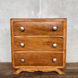 vintage art deco chest of drawers with compass feet