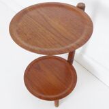 Table d'appoint vintage en teck danois par Edmund Jorgensen