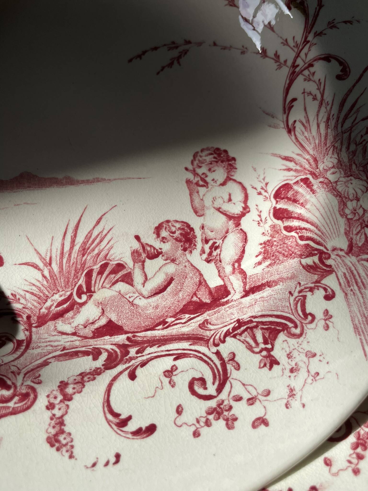 6 Jules Vieillard iron earth soup plates bx