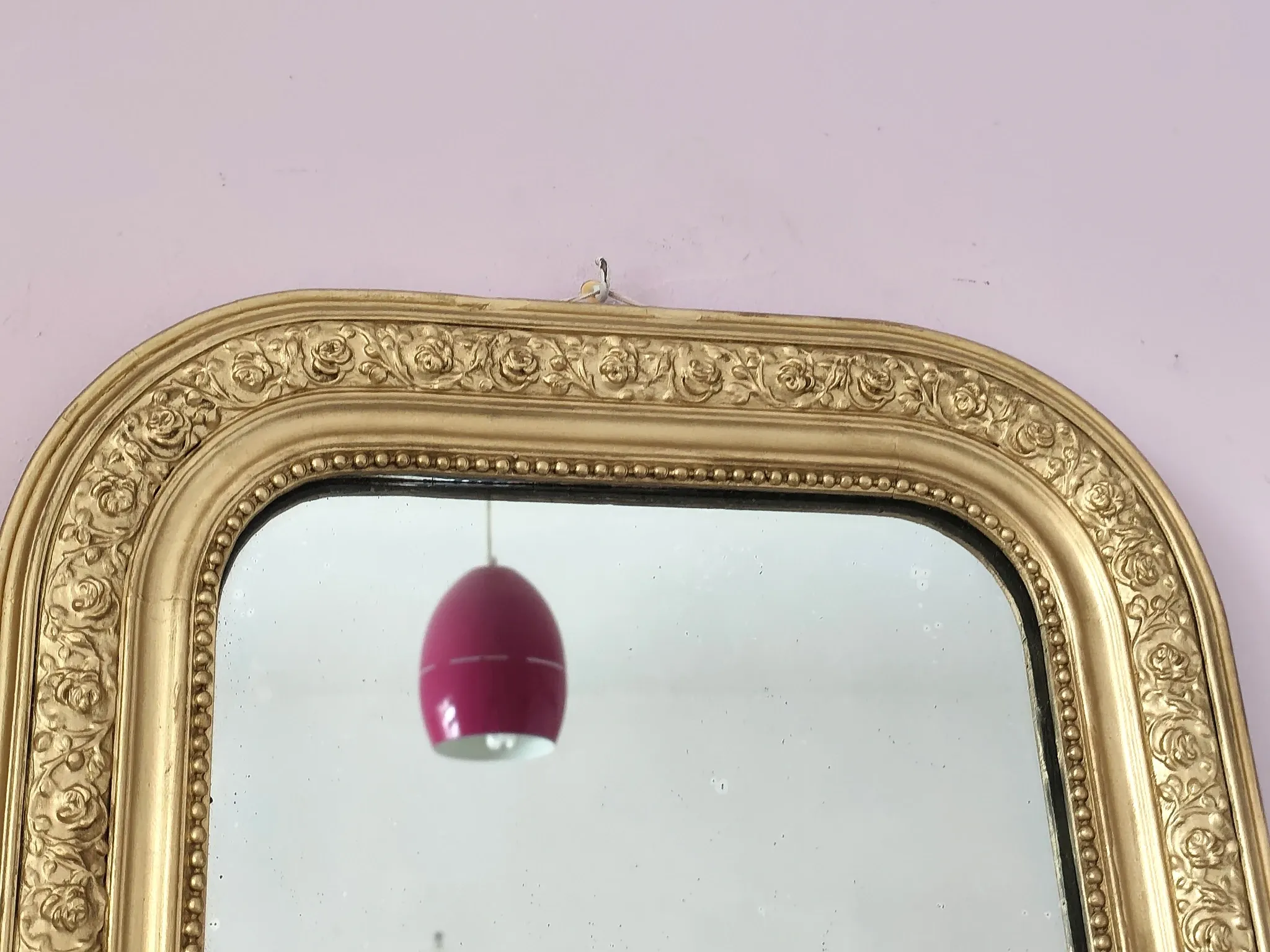 Louis Philippe mirror with ornate frame