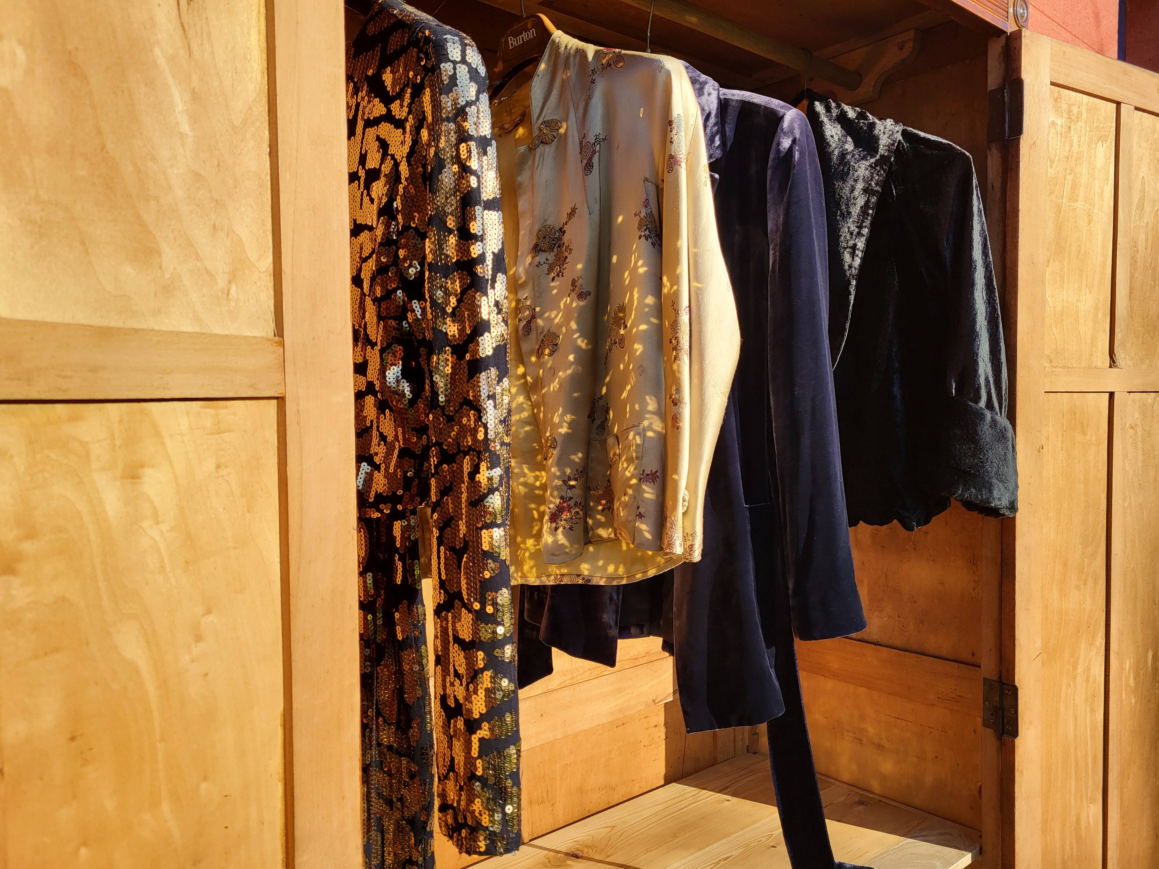 Parisian wardrobe mid-century dressing