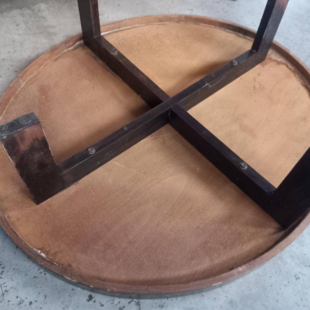 Oval coffee table by Roger Capron, 1970s
