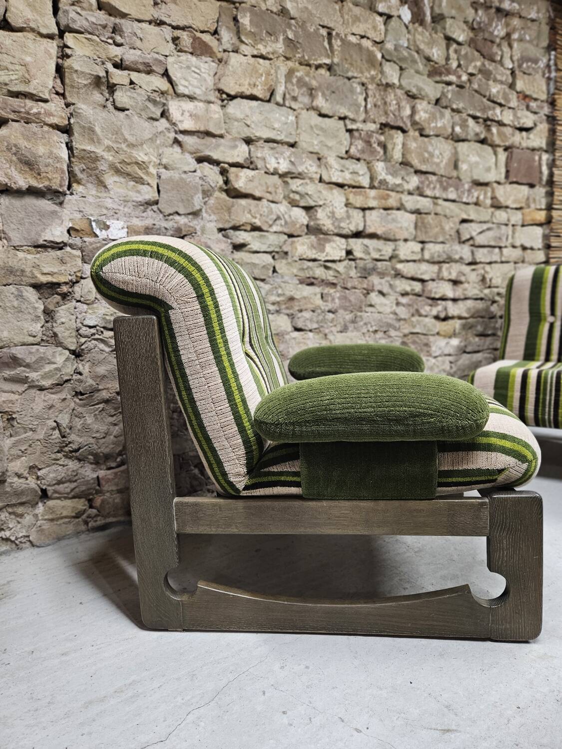 Set of 4 armchairs 1960/1970