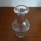 Crystal decanter Saint Louis / Baccarat - Cato flat ribs - Epoch XIXth - 21 cm