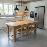 Solid oak table (raw wood)