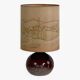 Lampe vintage en céramique