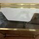 1970s brass bar with a mirrored front from the 20th century.