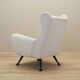 White armchair, Italian design, 1980s, production: Italy