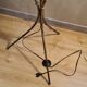Lampadaire style bambou acier peint