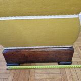 Ottoman ancient chest yellow broom