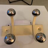Vintage double ball coat hooks