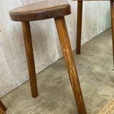 Set of 3 tripod stools