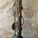 Brass table lamp foot