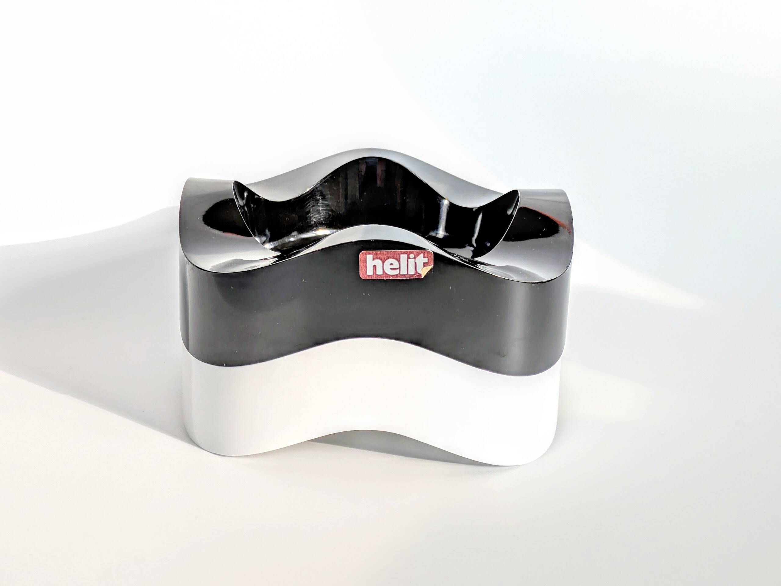 Pair of Space Age Pocket Trays | Black and White | Walter Zeischegg for Helit