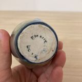 Small Vichy enamel vase