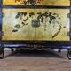 Vintage Chinese cabinet gold leaf / flowers and birds / bohemian