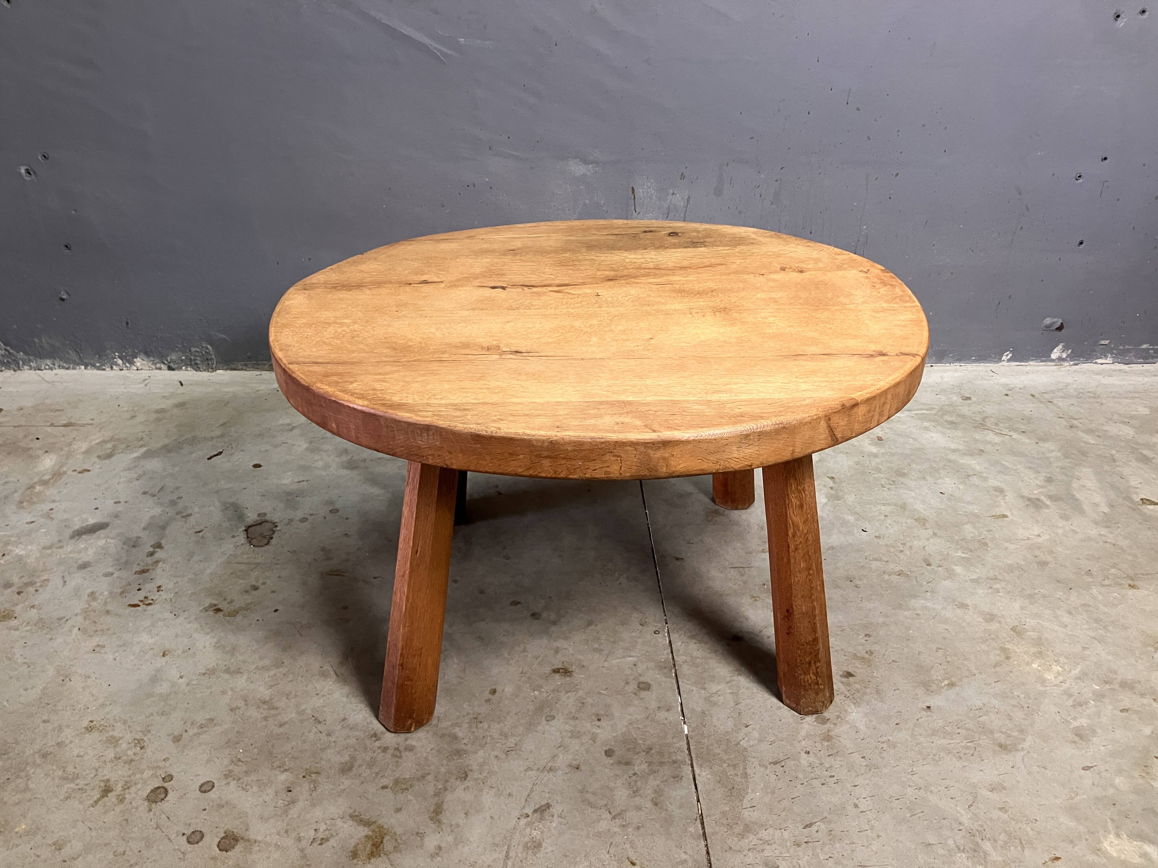 Brutalist coffeetable oak rustic japandi wabi sabi