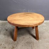 Brutalist coffeetable oak rustic japandi wabi sabi