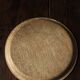 Round unbreakable plastic tray with vintage foliage