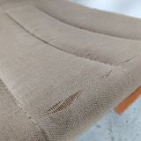 Paire de fauteuils "safari" en pin par Karin Mobring années 80