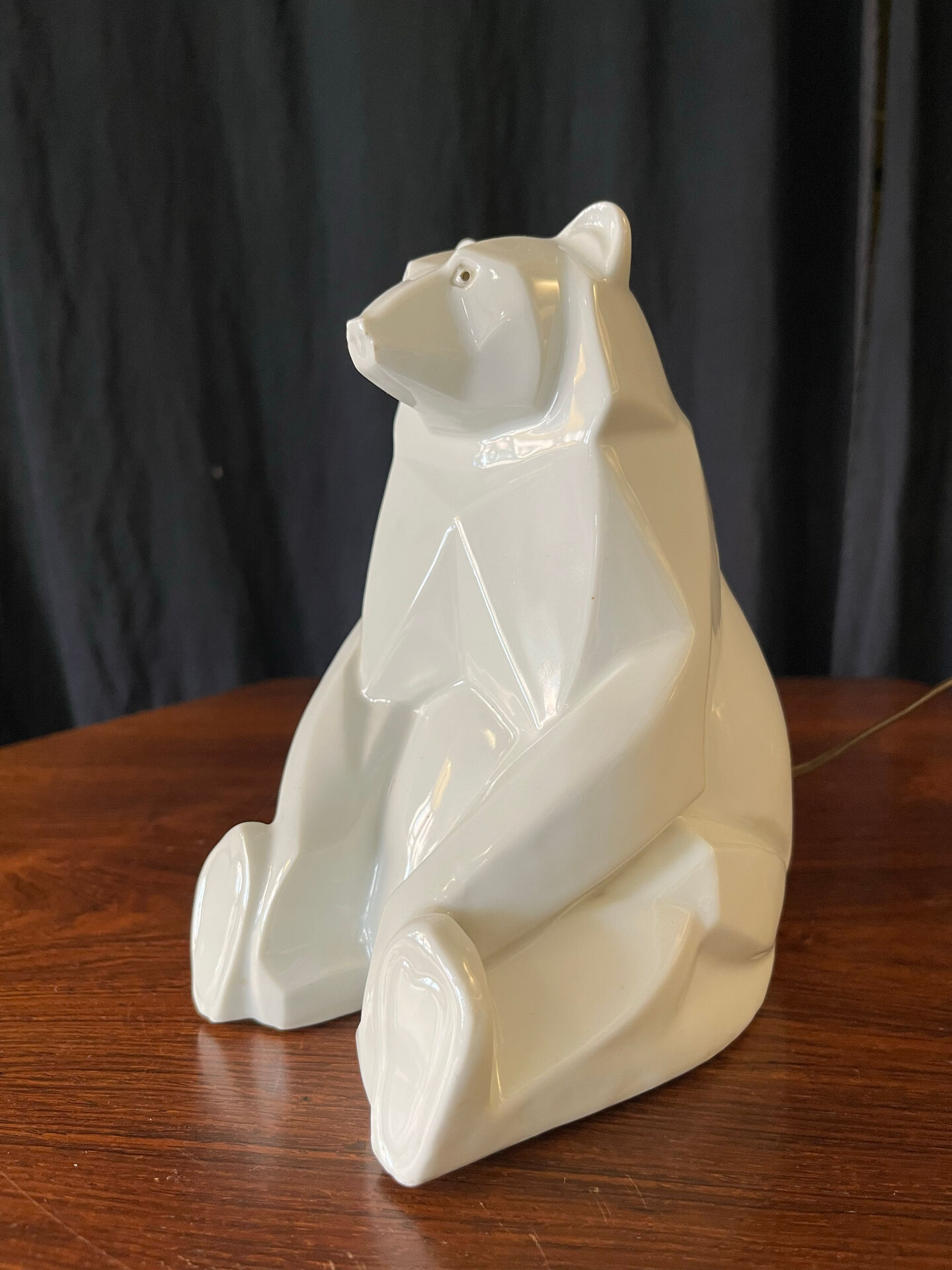 Petite lampe Art Déco ours polaire