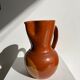 Two-tone brown ceramic wine pitcher H: 24cm
