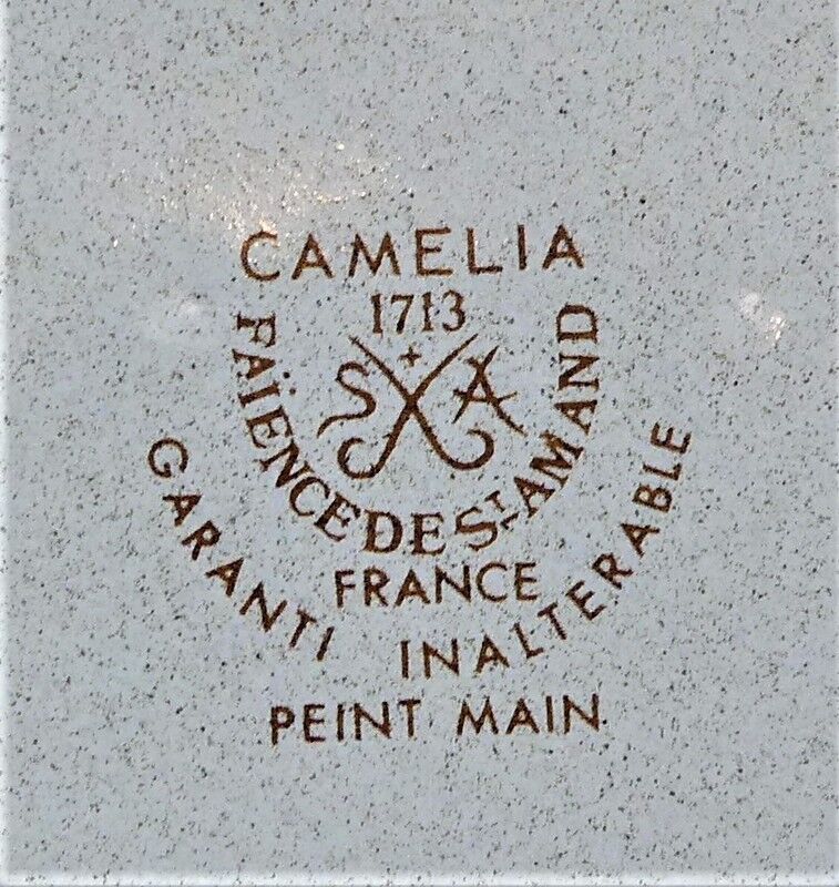 Vintage tray St Amand-Dish cake 60s