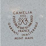 Vintage tray St Amand-Dish cake 60s