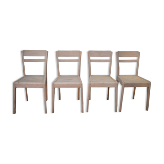 Lot de 4 chaises "stella"  1940